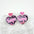 Wholesale  Valentine's Day mirror love heart acrylic creative earrings