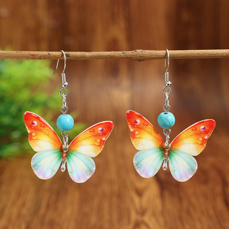 Wholesale Butterfly Themed Vintage Style Earrings