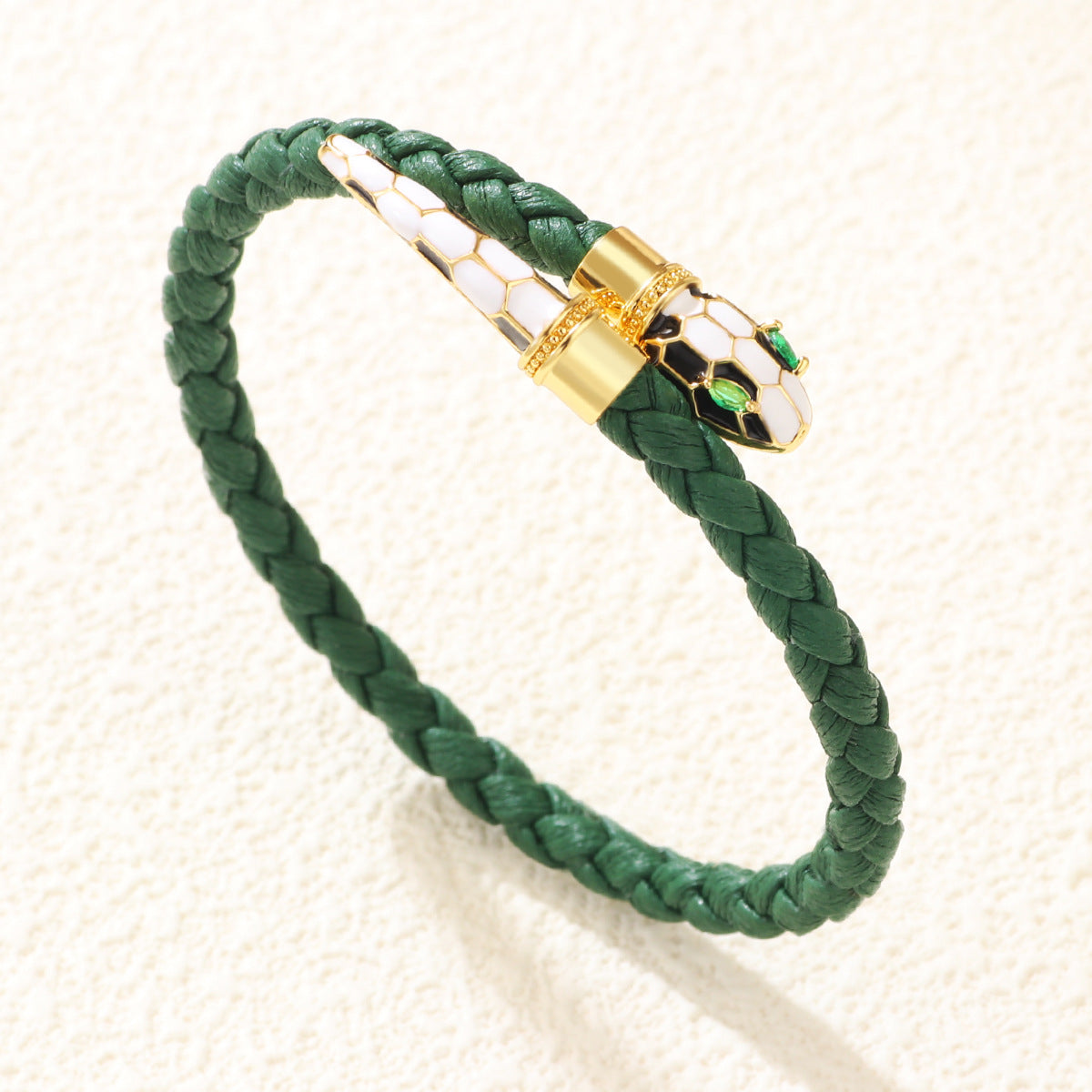Wholesale Braided Snake Rhinestone Bracelet