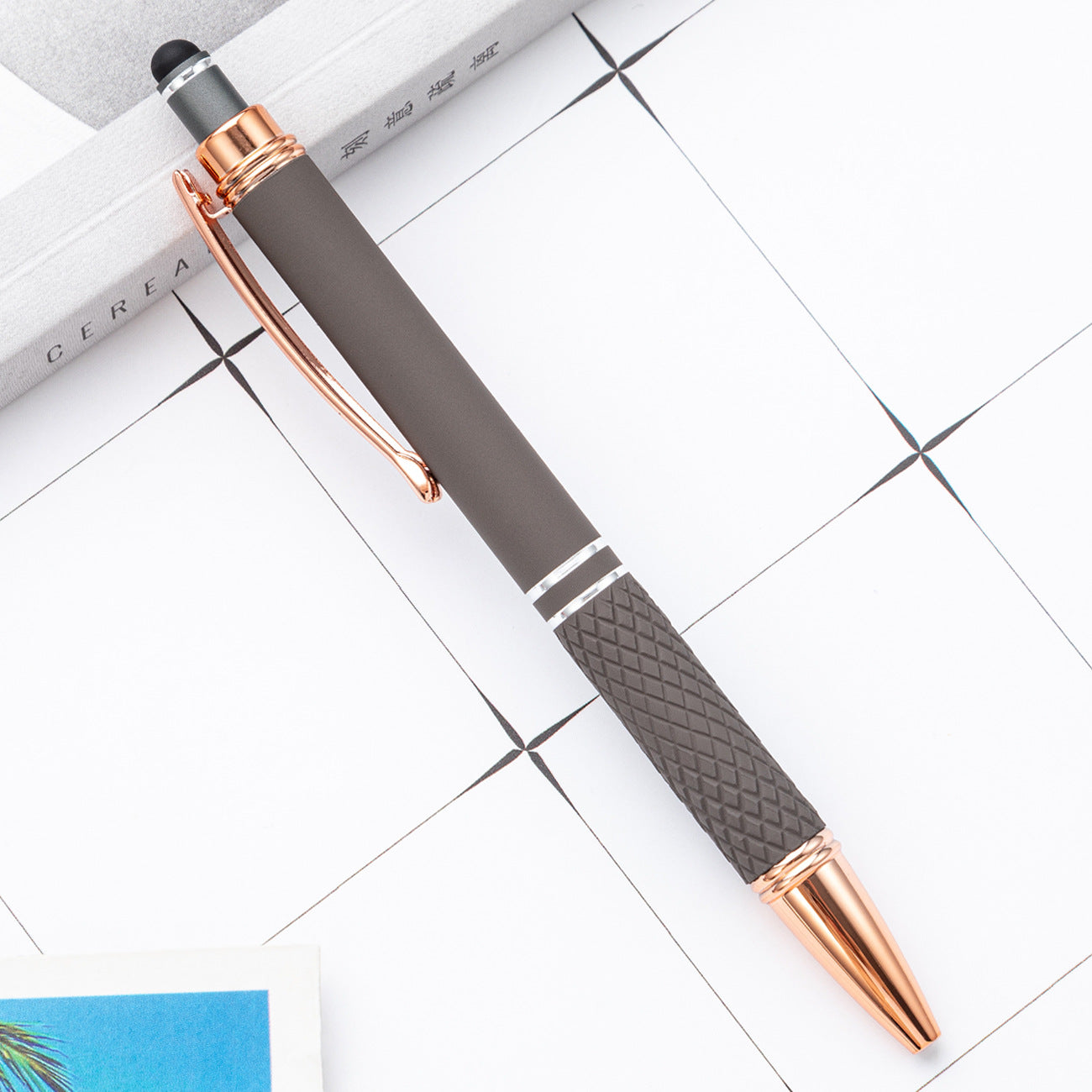 Wholesale writing stationery multi-color metal ballpoint pens