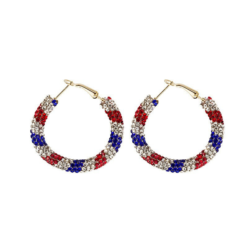 Wholesale  Independence Day Flag Series Earrings