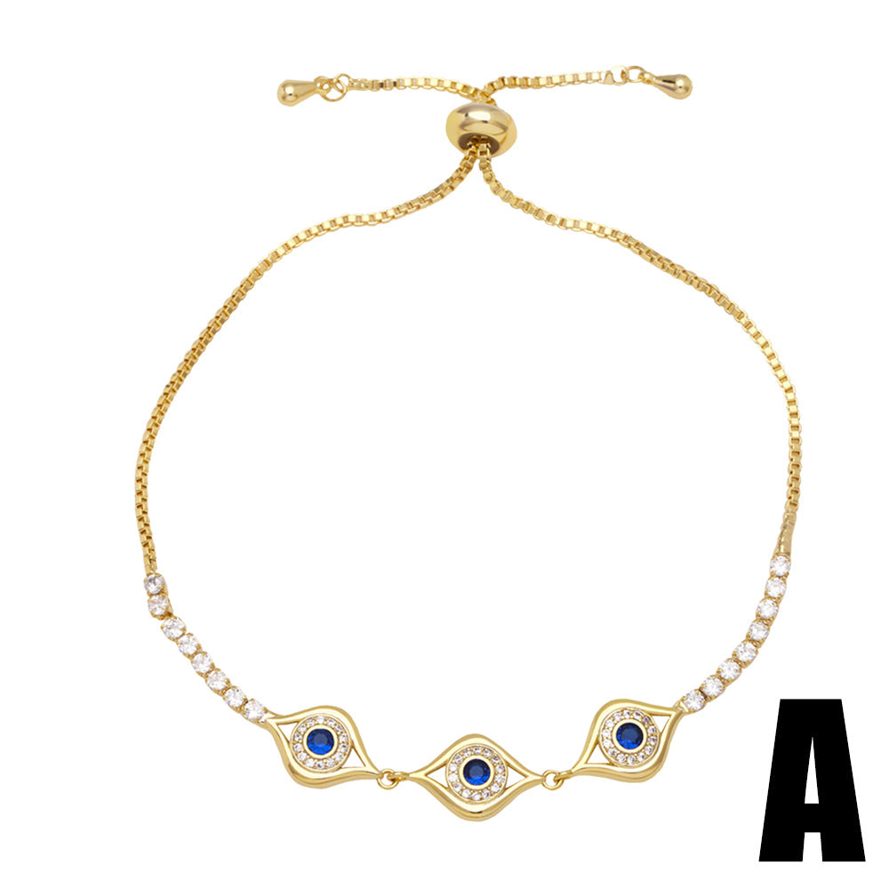 Wholesale Devil's Eye Copper Bracelet ACC-BT-AG005