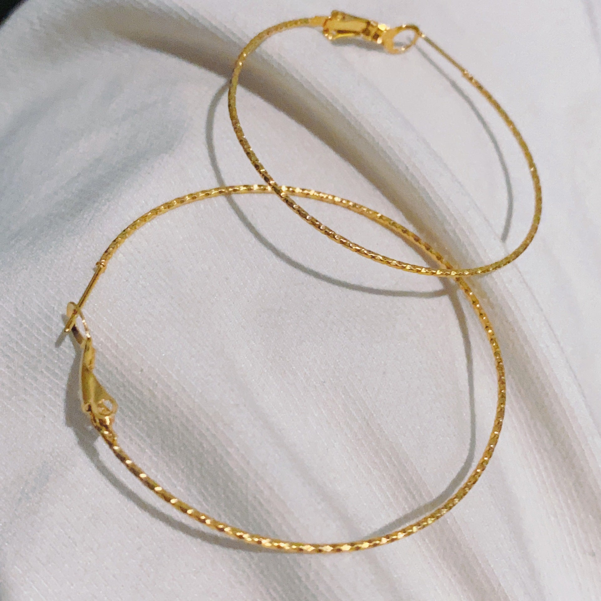 Wholesale Cold Wind Large Hoop Earrings