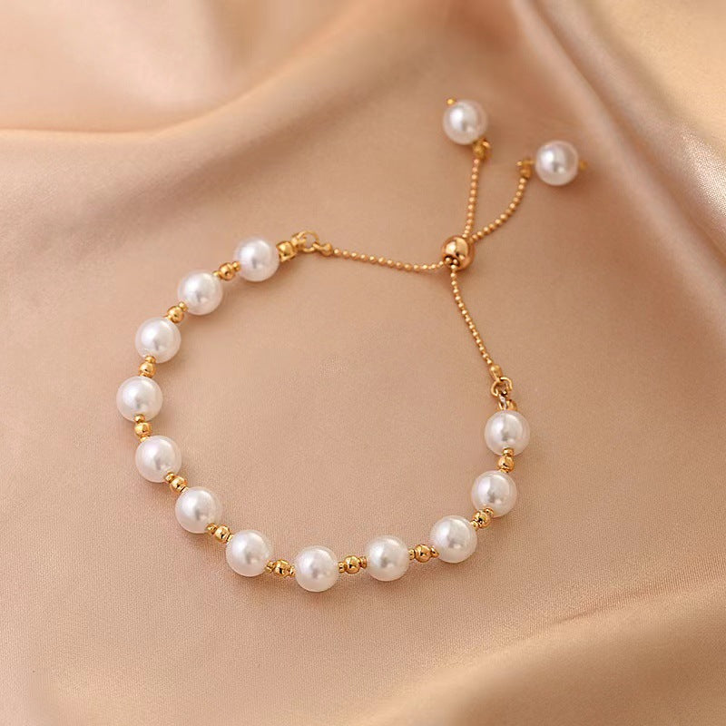 Wholesale  Pearl niche fairy gentle style  bracelet