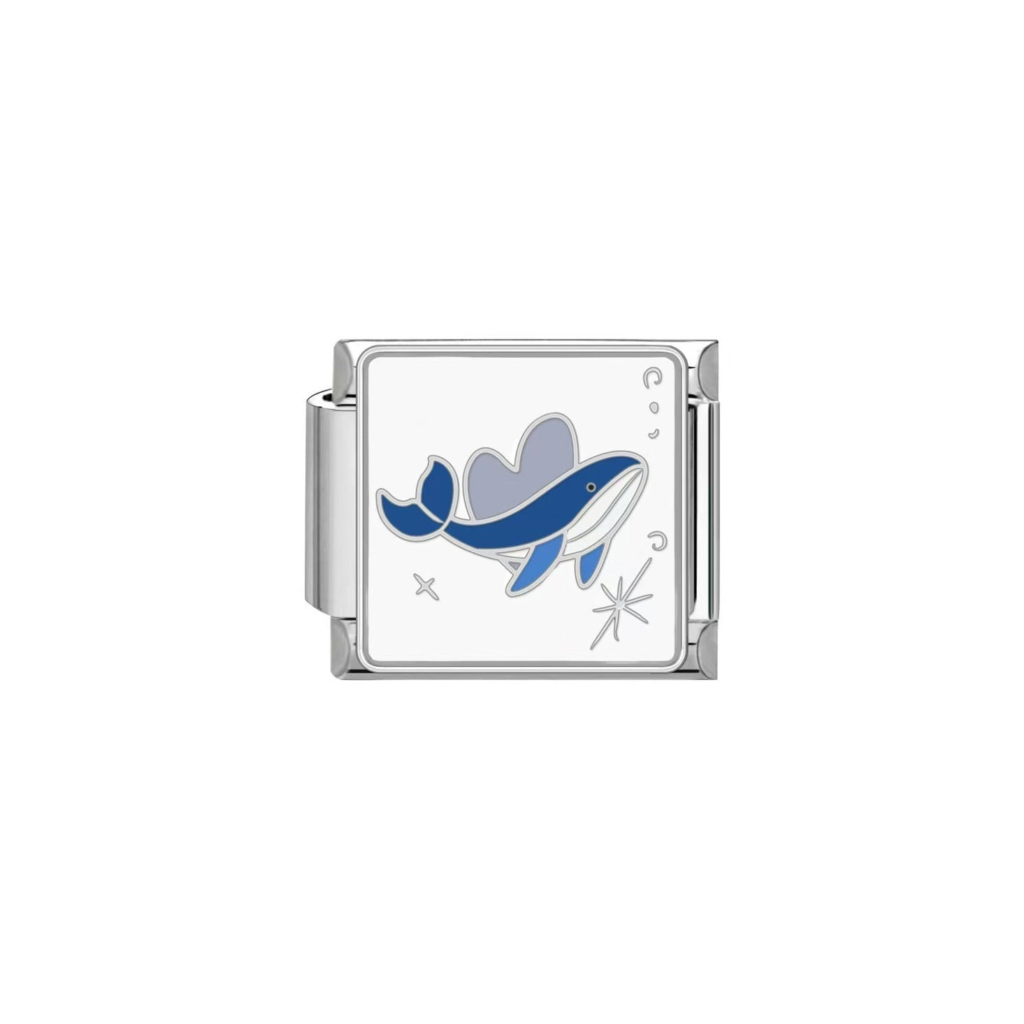 Wholesale Italian Charm Bracelet 9mm DIY Splicing Ocean Series Stainless Steel Composable Bracelet