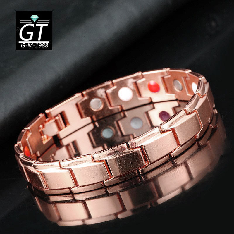 Wholesale Detachable Magnet Bracelet Alloy for Couples ACC-BT-YunJin004