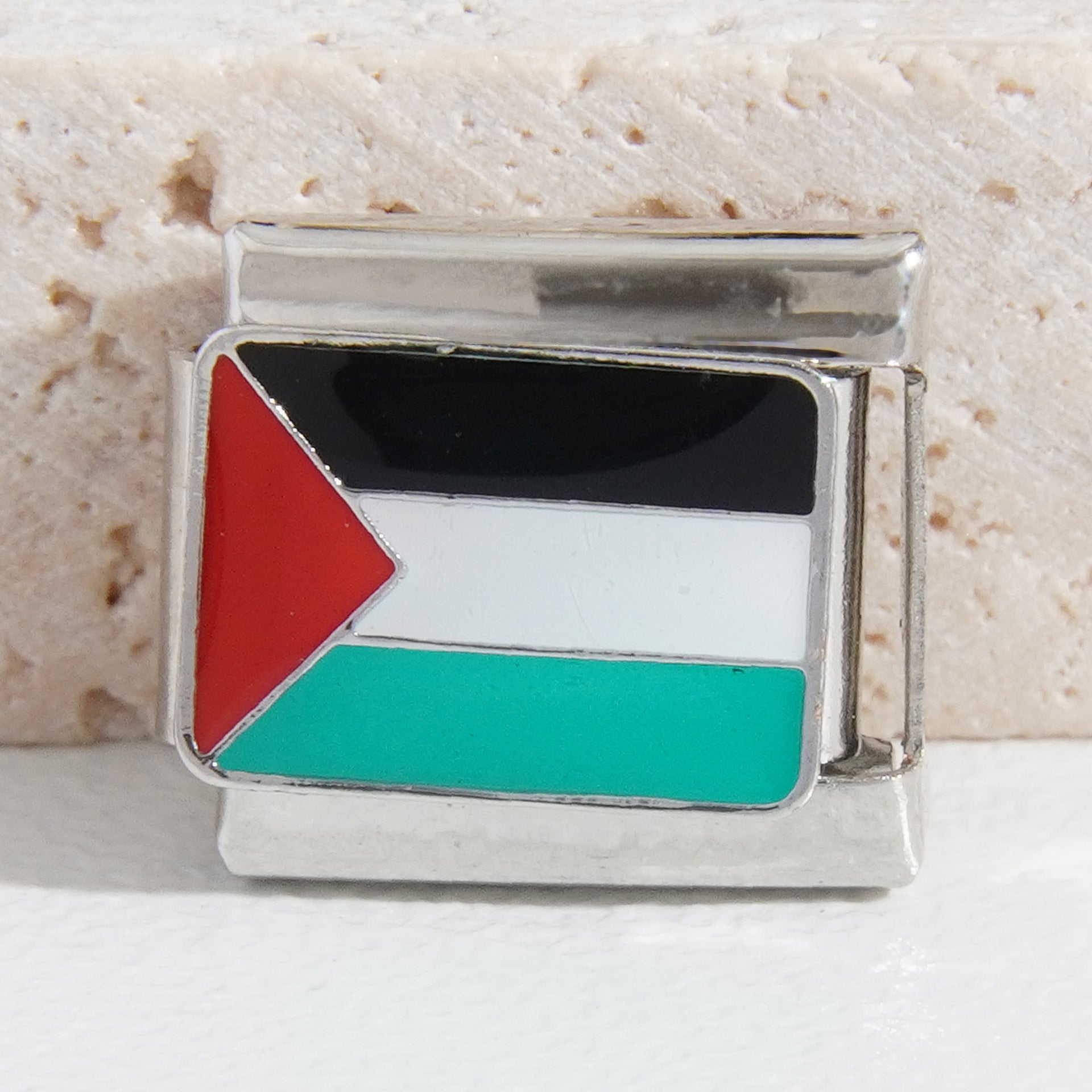 Wholesale Italian Charm Bracelet 9mm DIY Splicing Leopard Print Series Stainless Steel Composable Bracelet