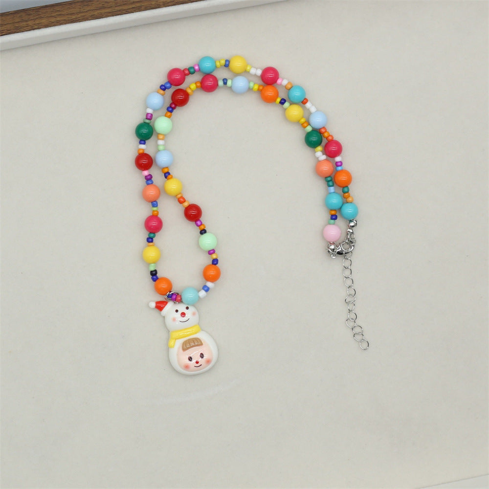 Wholesale  Cute Color Cartoon Necklace