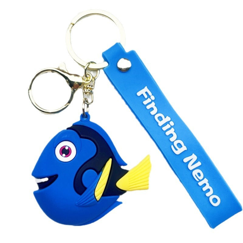 Wholesale Cartoon cute silicone keychain