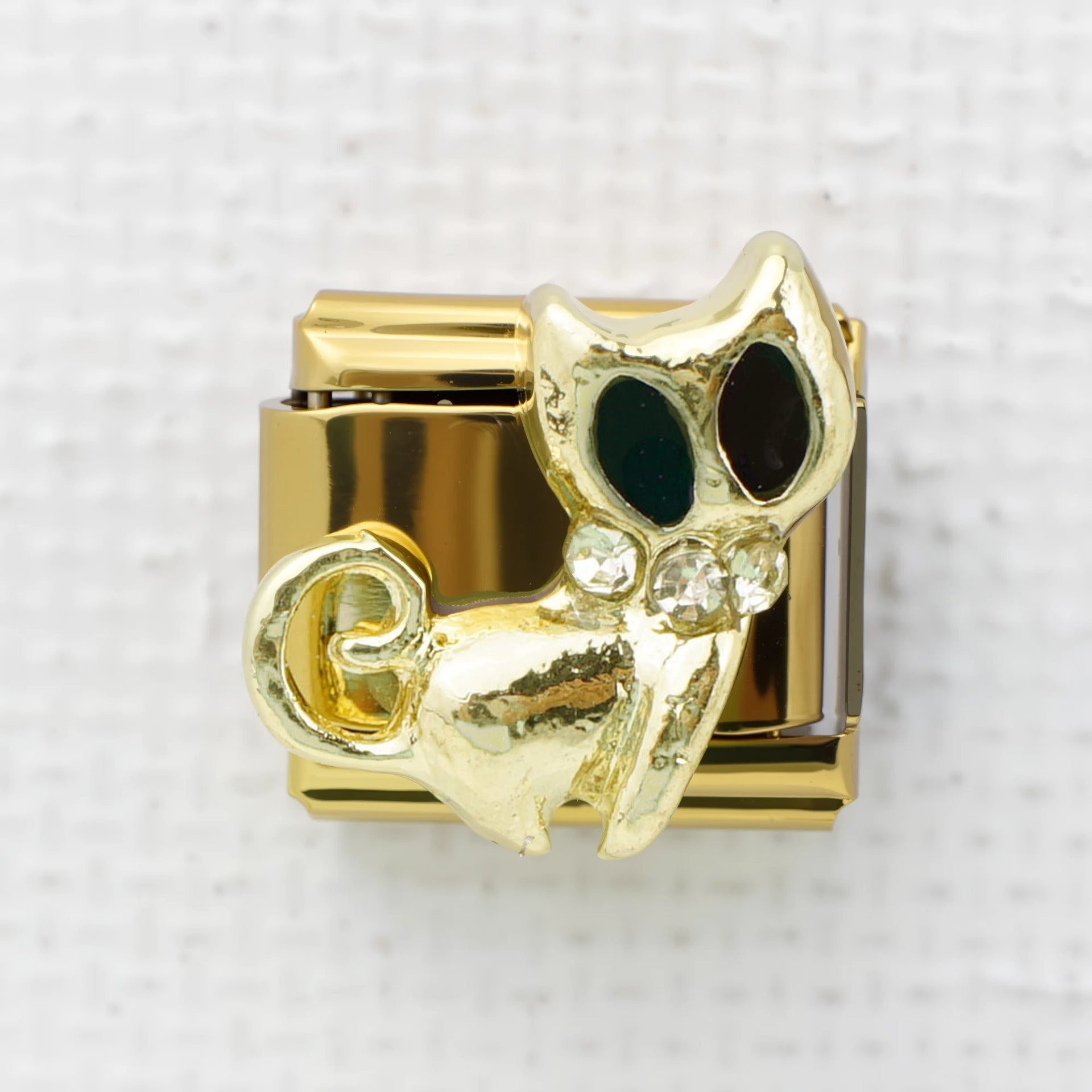 Wholesale 5pcs Italian Charm Bracelet 9mm DIY Splicing Perfume Bottle Bear Stainless Steel Composable Bracelet