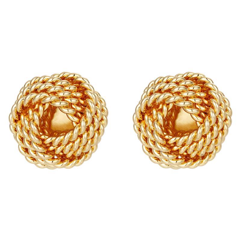 Wholesale Luxury Twist knot earrings