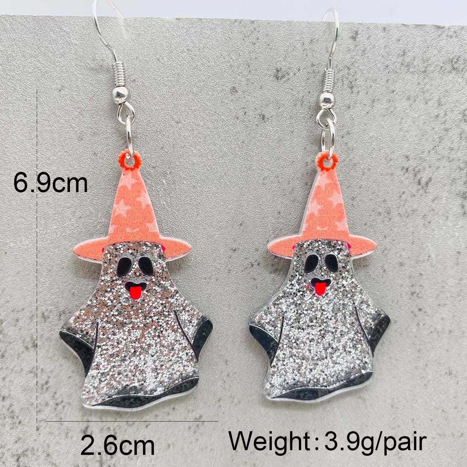 Wholesale Halloween Earrings Cat Ghost Pumpkin Strawberry Eyeball Acrylic Earrings ACC-ES-ChenY016