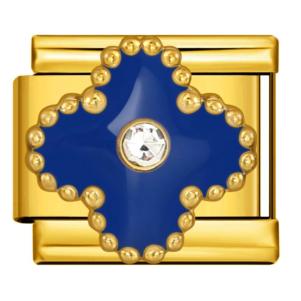 Wholesale 9mm Italian Charm Starter Bracelets DIY Four Leaf Clover Stainless Steel Composable Bracelet