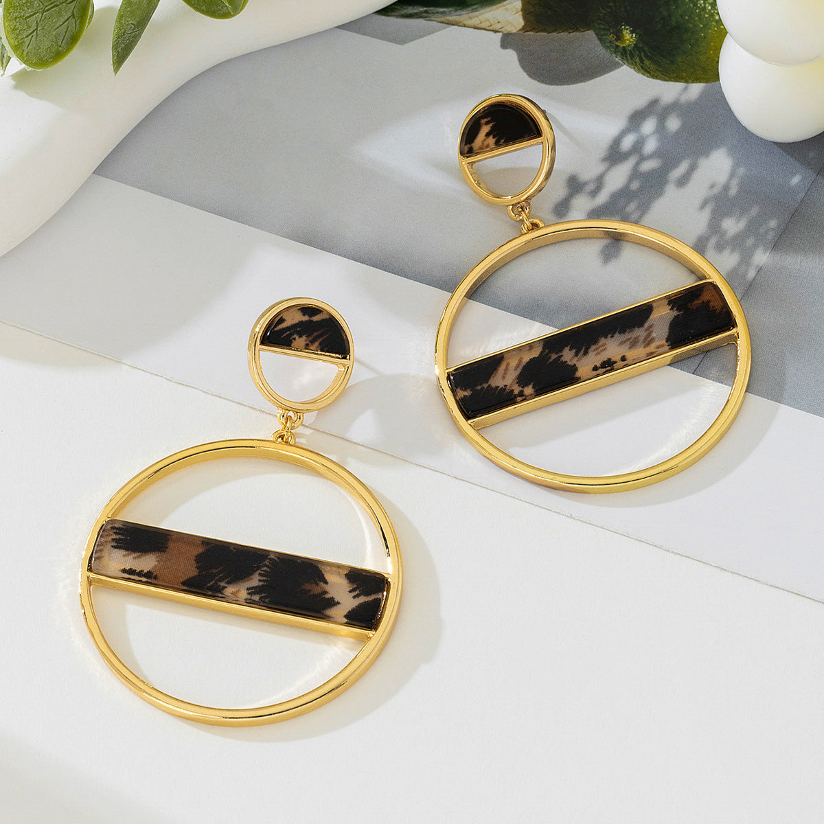 Boucles d'oreilles en gros acrylique en acrylique