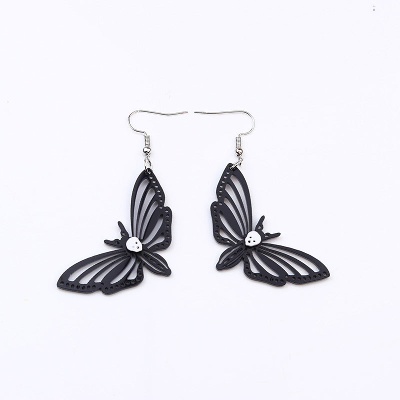 Wholesale  Skull Snake Frog Spliced Acrylic Earrings - Trendy Jewelry Accessory for Gift or Resale