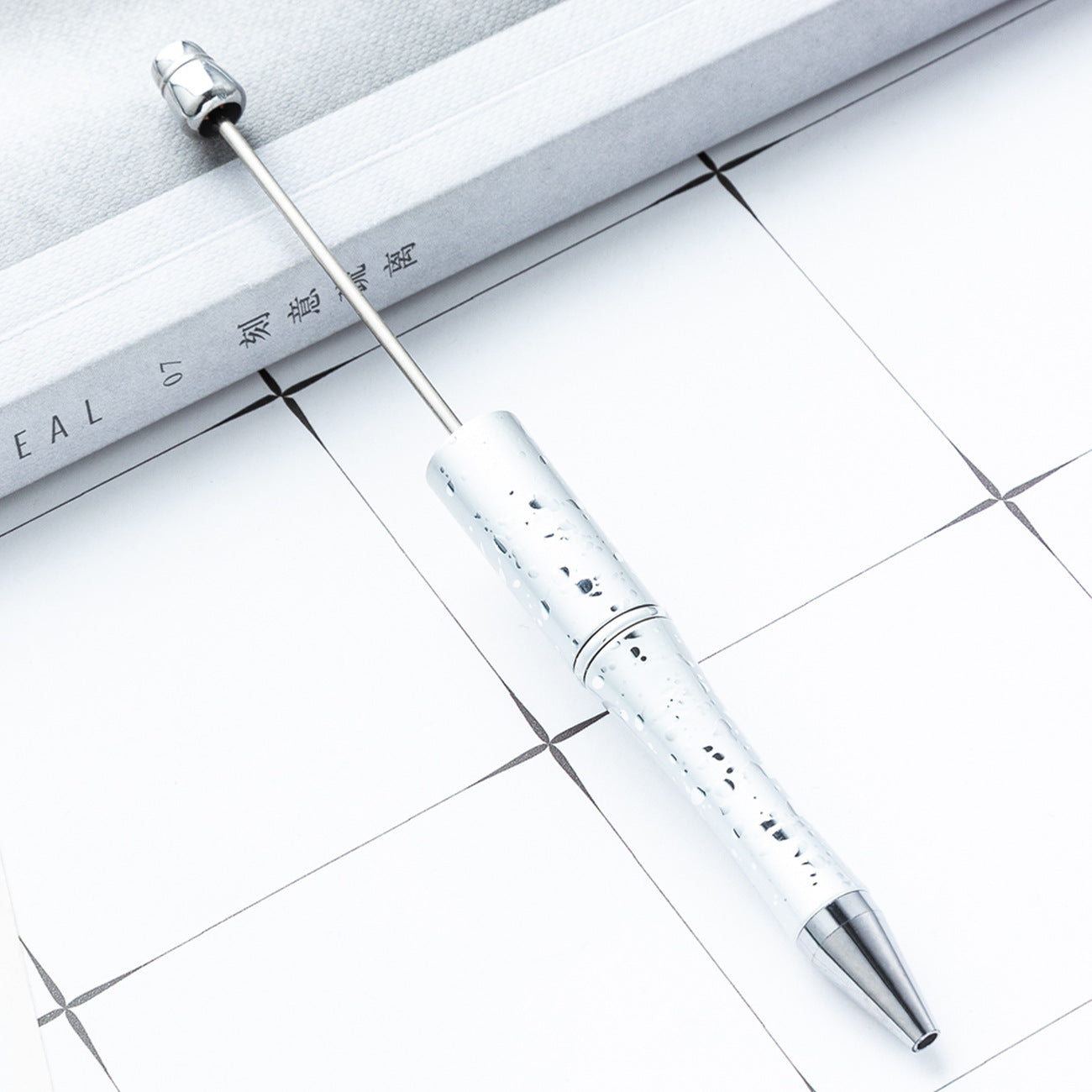 Wholesale diy starry sky beadable pen creative UV plating beadable pens