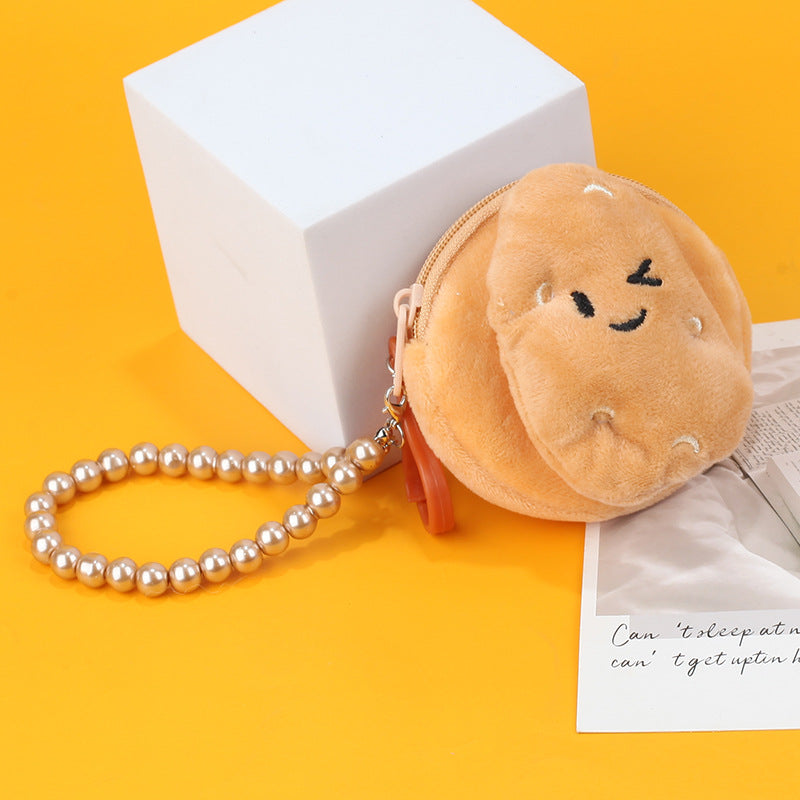 Wholesale Little Potato Plush Mini Coin Purse Keychain Keychain Wallet ACC-KC-HuoFan004