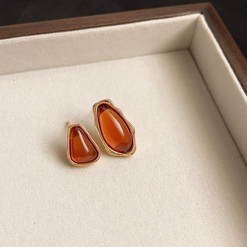 Wholesale Retro Vintage Maillard Cute Acrylic Earrings