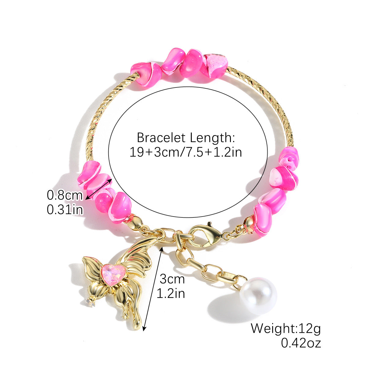 Wholesale Boho Style Pearl Starfish Pendant Shell Bracelet Bohemian ACC-BT-ManYi002