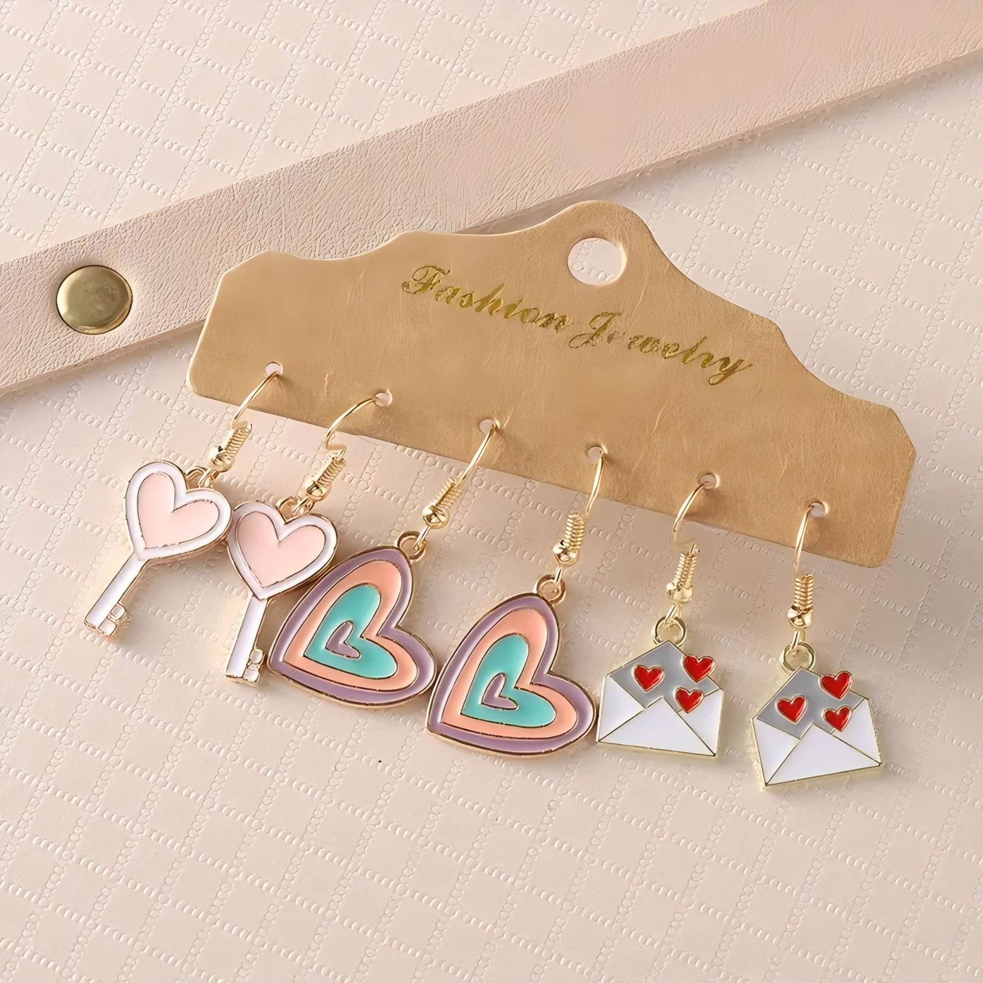 Wholesale Alloy Easter Egg Dangle Earrings Set