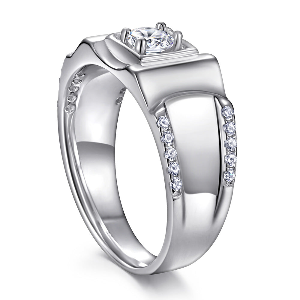 Wholesale  domineering exaggerated 925 sterling silver ring