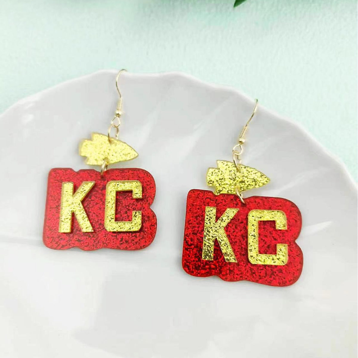 wholesale glitter acrylic earrings ACC-ES-AnDao003
