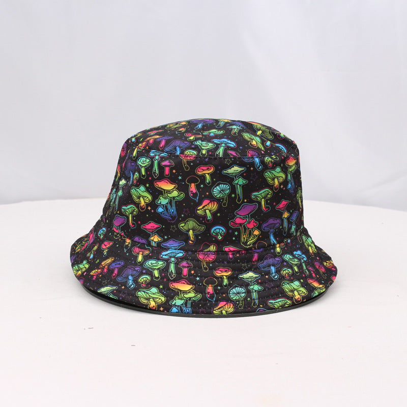 Wholesale Geometric Lined Fisherman's Hat Double-sided Printed Bucket Hat