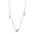 Wholesale S925 Sterling Silver Necklace  Leaf Asymmetrical Clavicle Chain