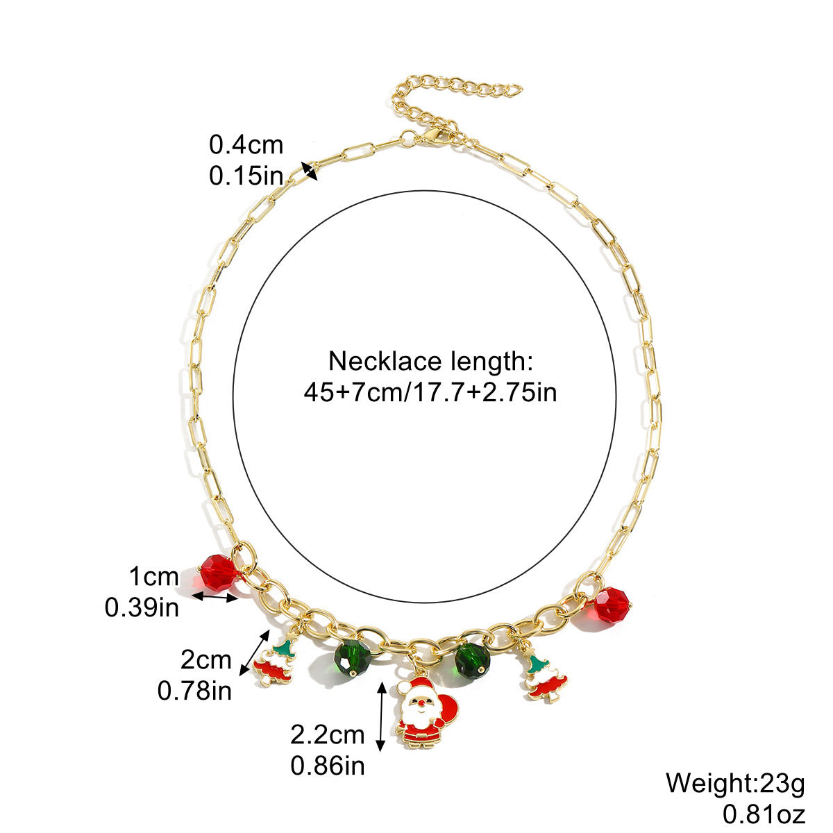 Wholesale Christmas Soft clay Necklace  Multi-Layer Choker Necklace
