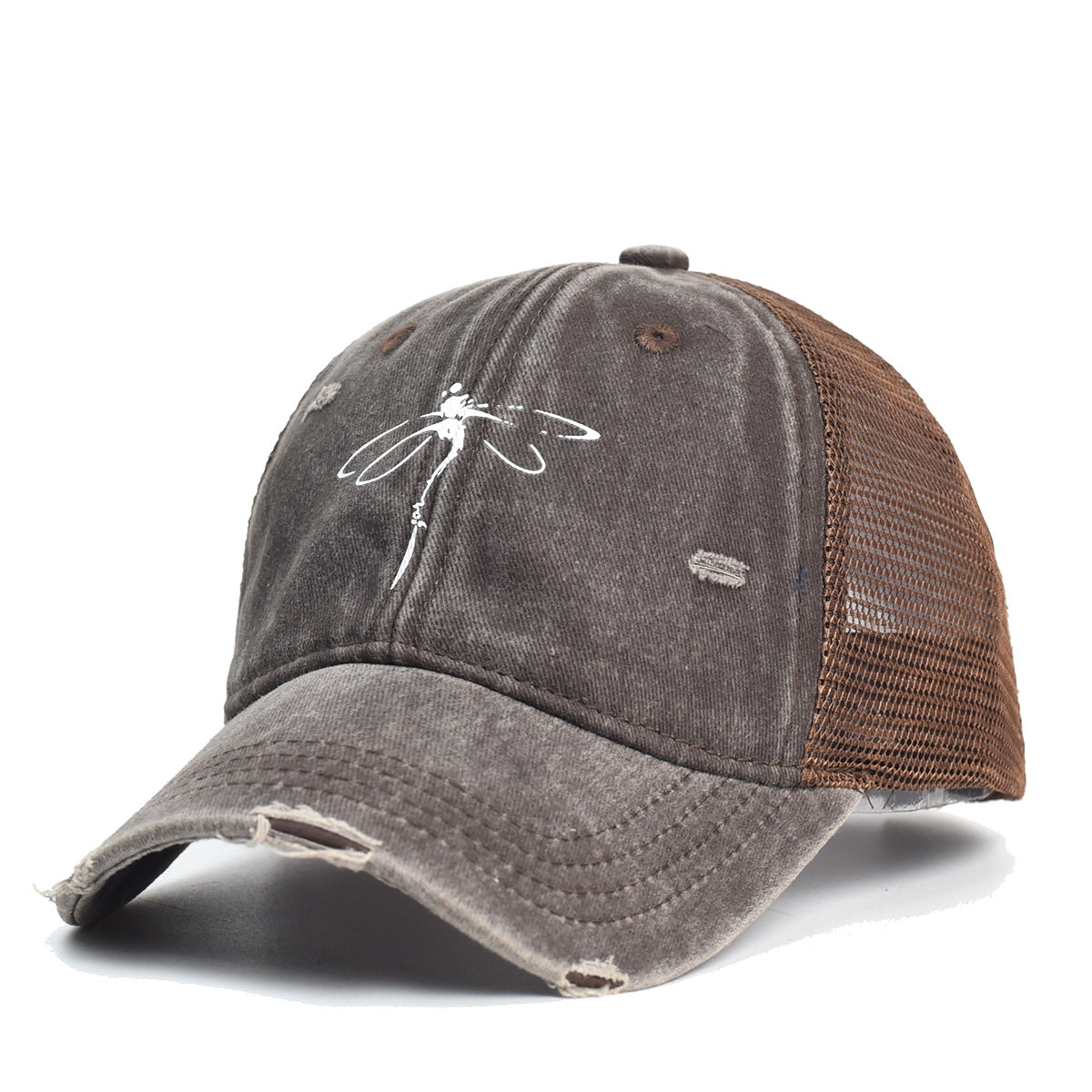 Wholesale Sun Protection Breathable Mesh Cap Cotton Open Baseball Cap ACC-HT-YuXue007