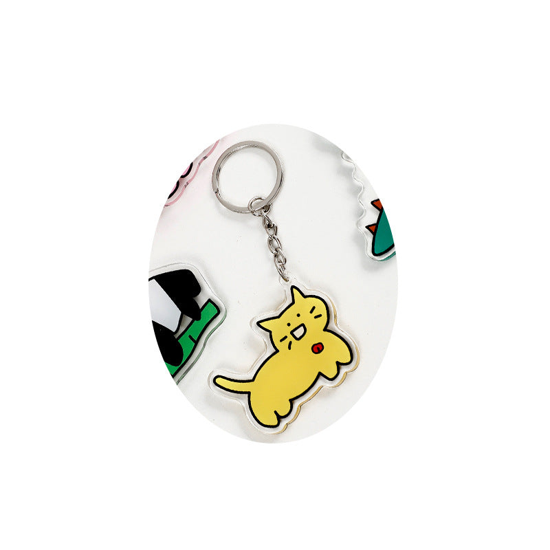 Wholesale  animal acrylic keychain