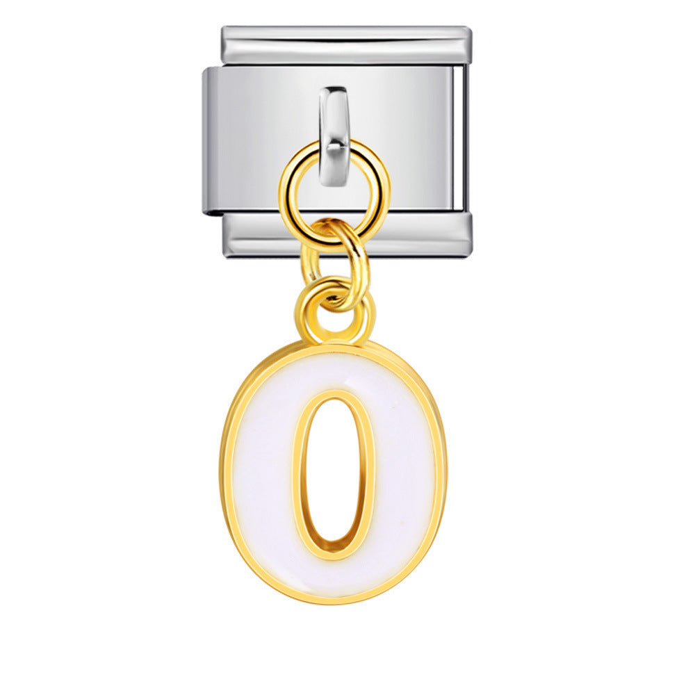 Bracelet de charme italien 5pcs 5pcs 9 mm BRACEAUX DE CROCHEMENT D'HUILE COLORES