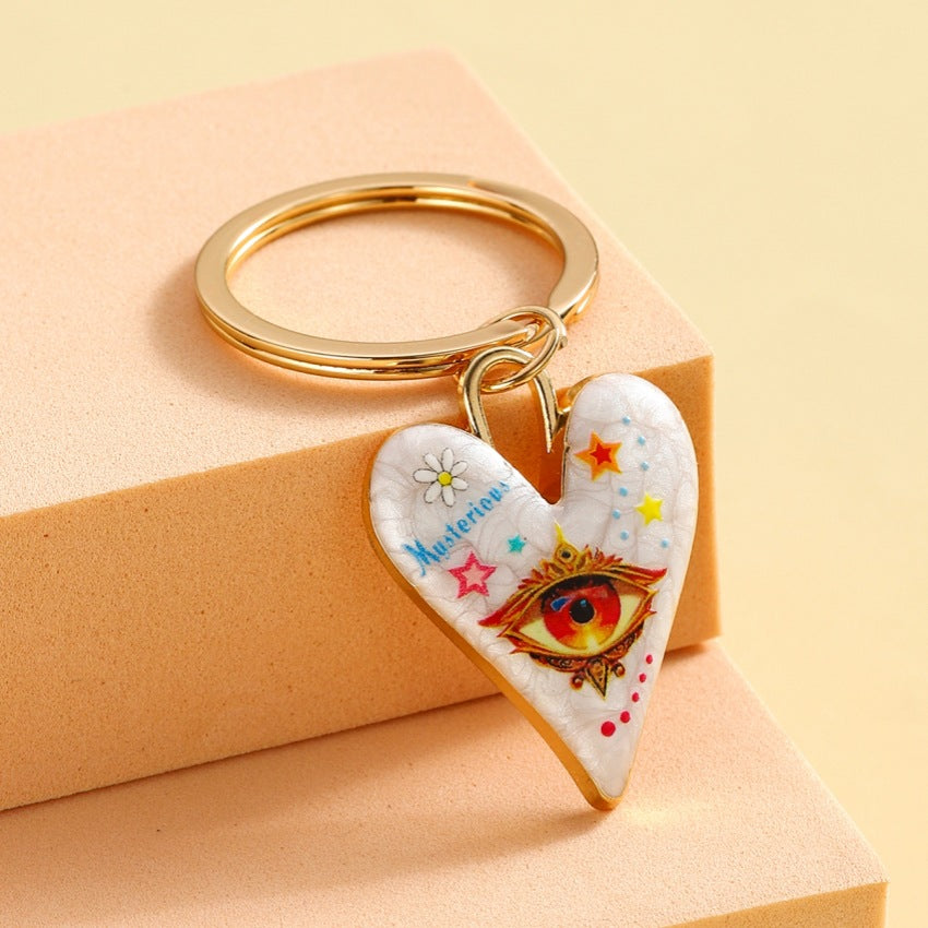 Wholesale Alloy Love Oil Drop Keychain ACC-KC-RongR086
