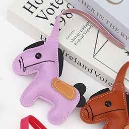 Wholesale Pu Leather Pony Bag Decoration Pendant Keychain