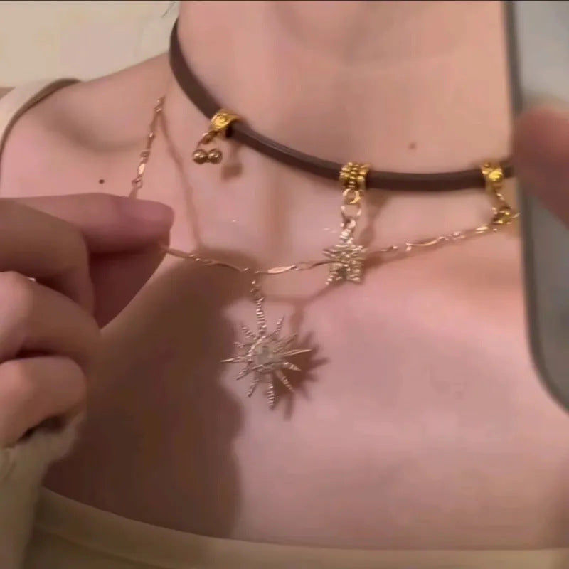 Wholesale Beaded Clavicle Chain Stacking Choker Sweater Chain Long Necklace ACC-NE-Ziyou007