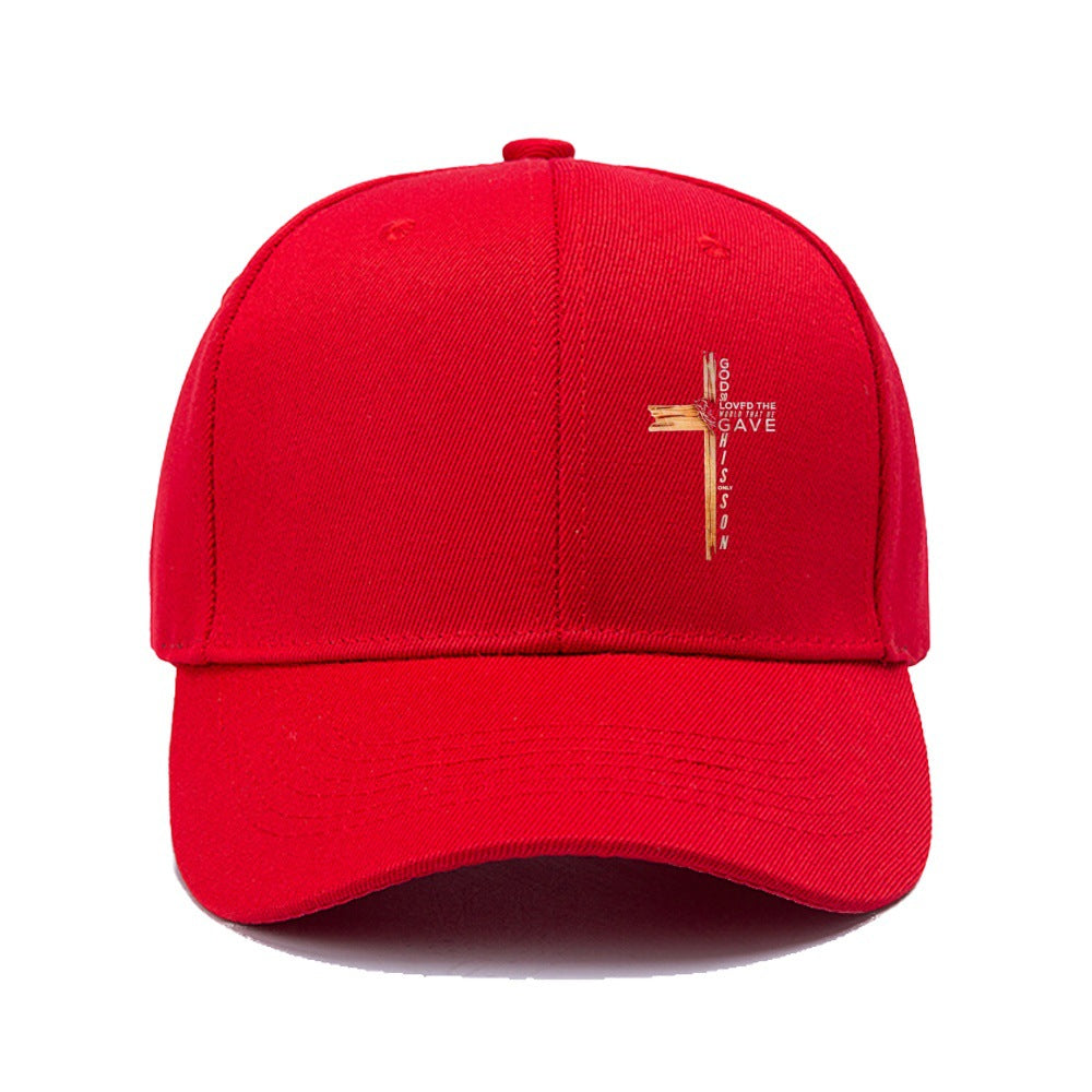 Wholesale  Cross  Printed Dad Hat Fashion Baseball Cap