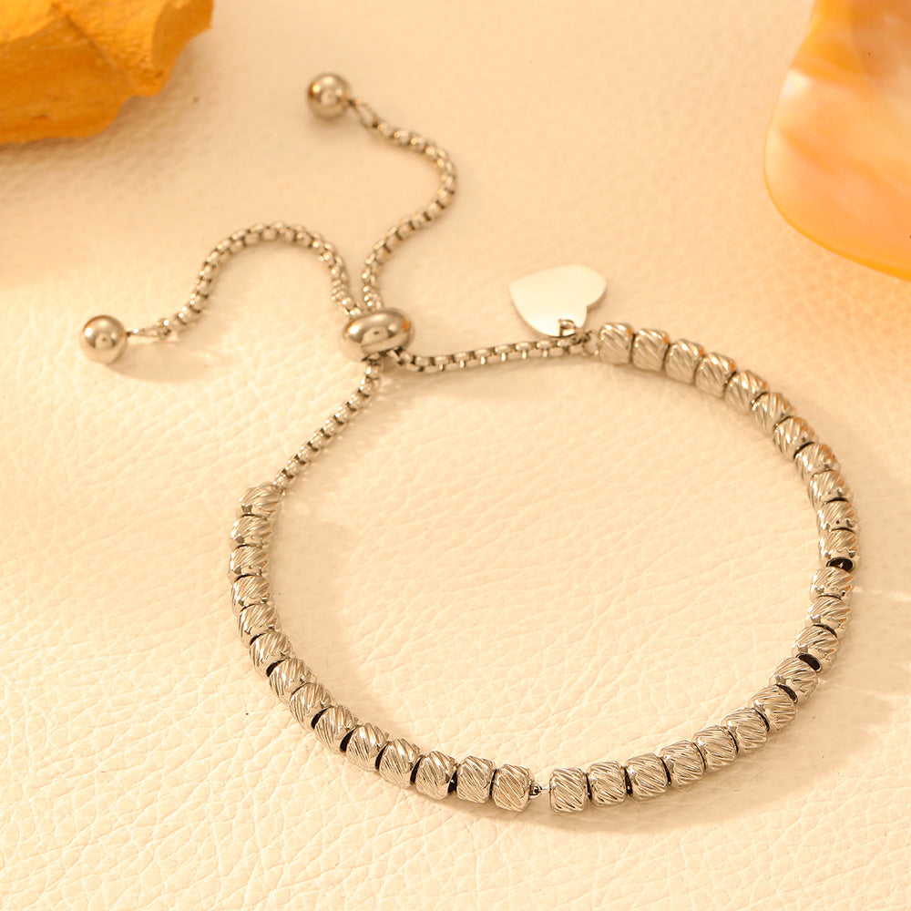 Wholesale Titanium Steel Bracelets Heart Bracelets