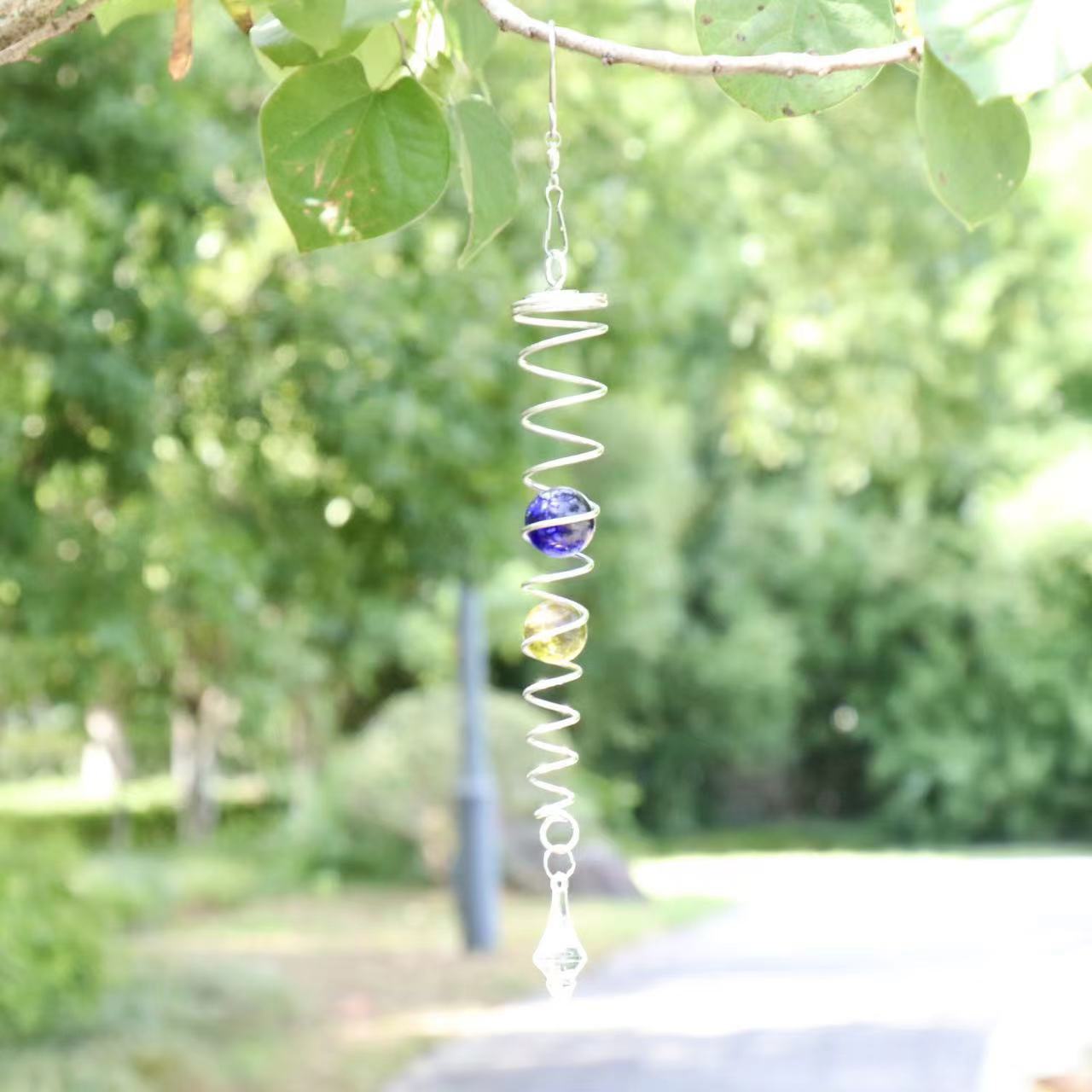 Wholesale electroplating rotating wind chime pendant