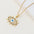 Wholesale Copper Gold-plated Micro-inlaid Zircon Oil Drops Devil's Eye  Pendant