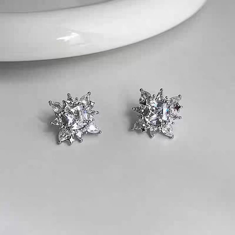 Wholesale Fairy Star Diamond Ear Clip Earrings