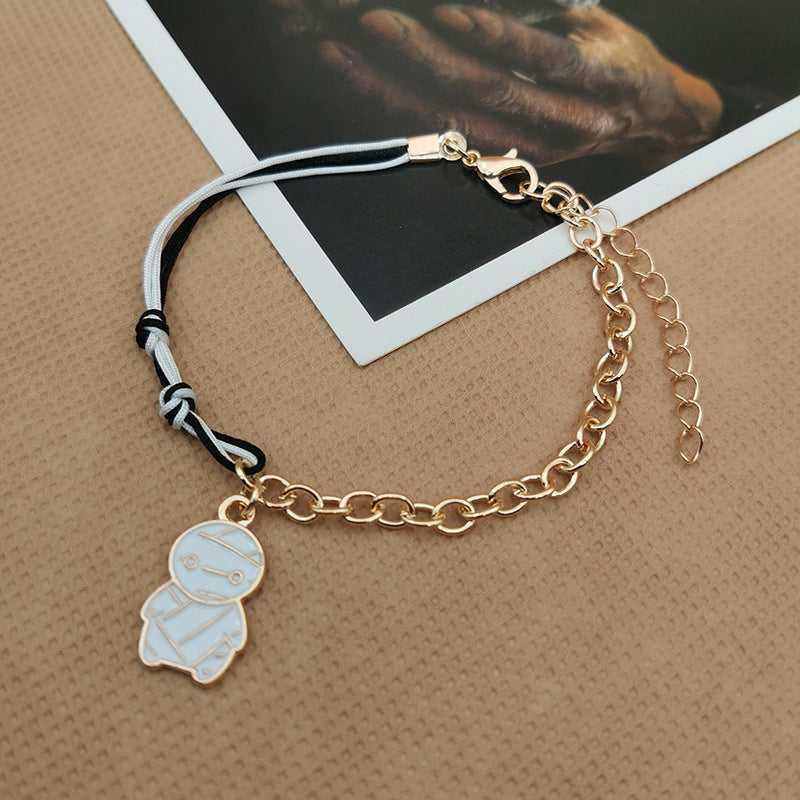 Wholesale Halloween Chain Splicing Spider Ghost Bracelet ACC-BT-Haol001