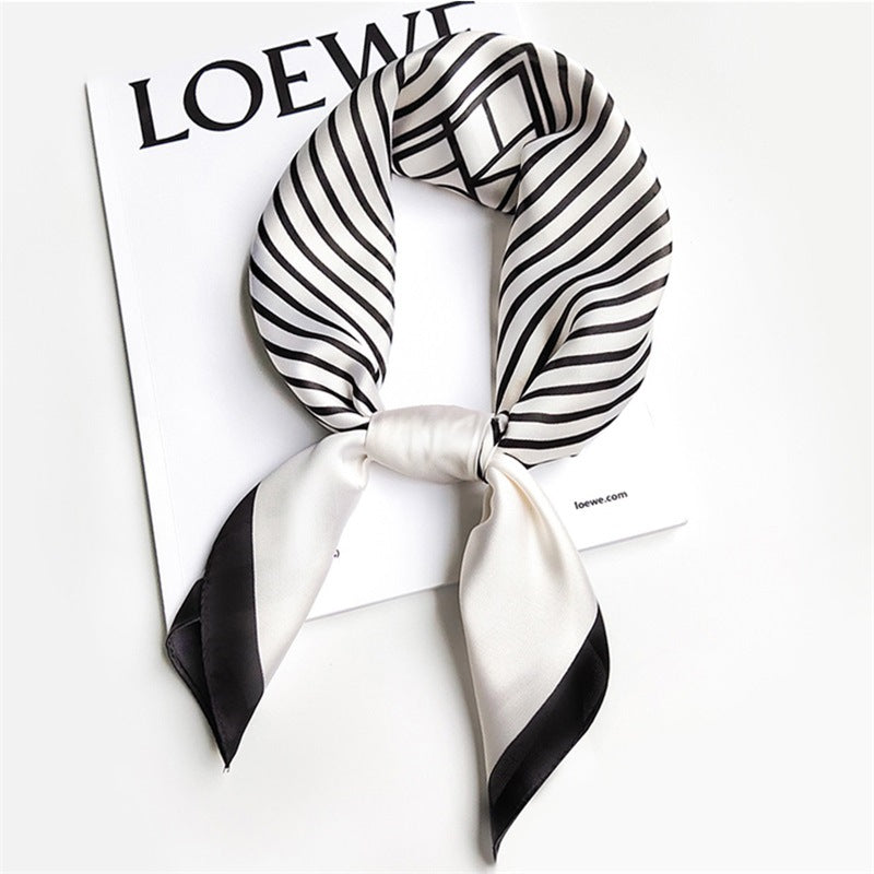 Wholesale  Autumn Stylish Silk f 70* 70cm Large Square  Scarf