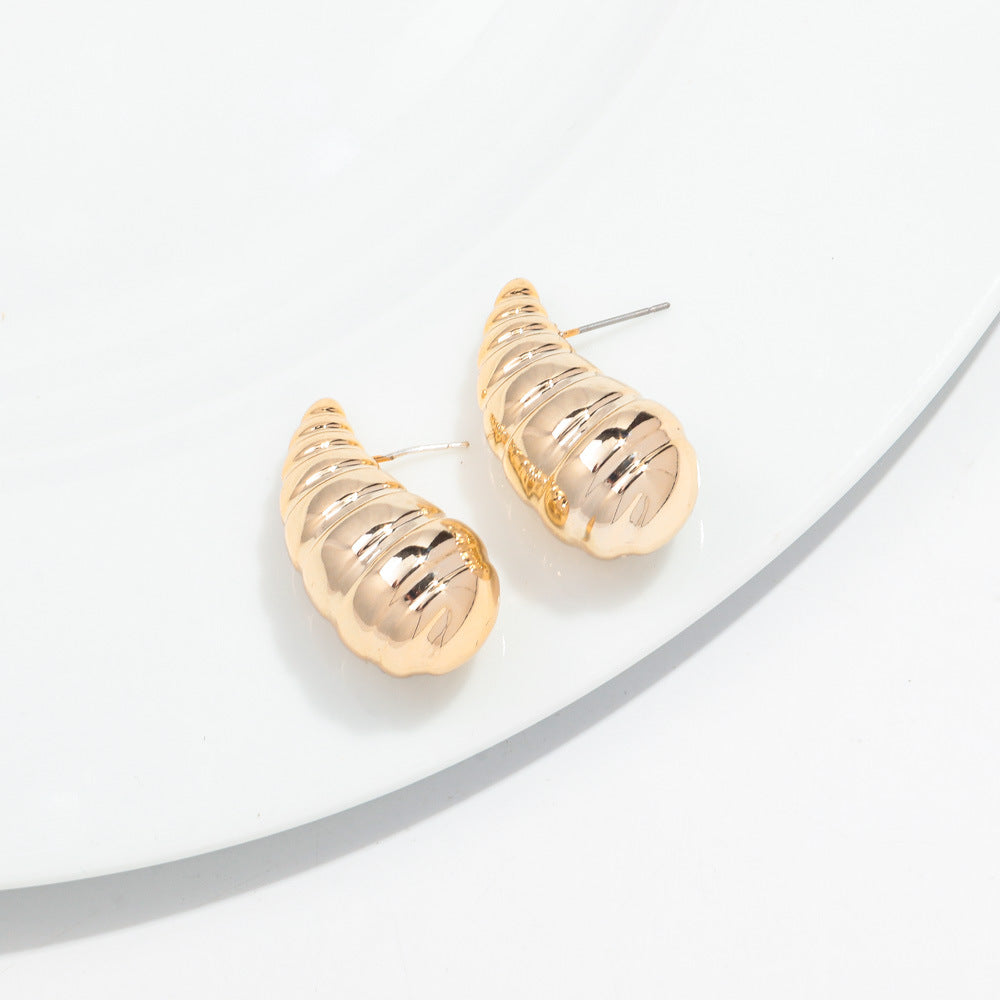 Wholesale Electroplated CCB Diamond Earrings