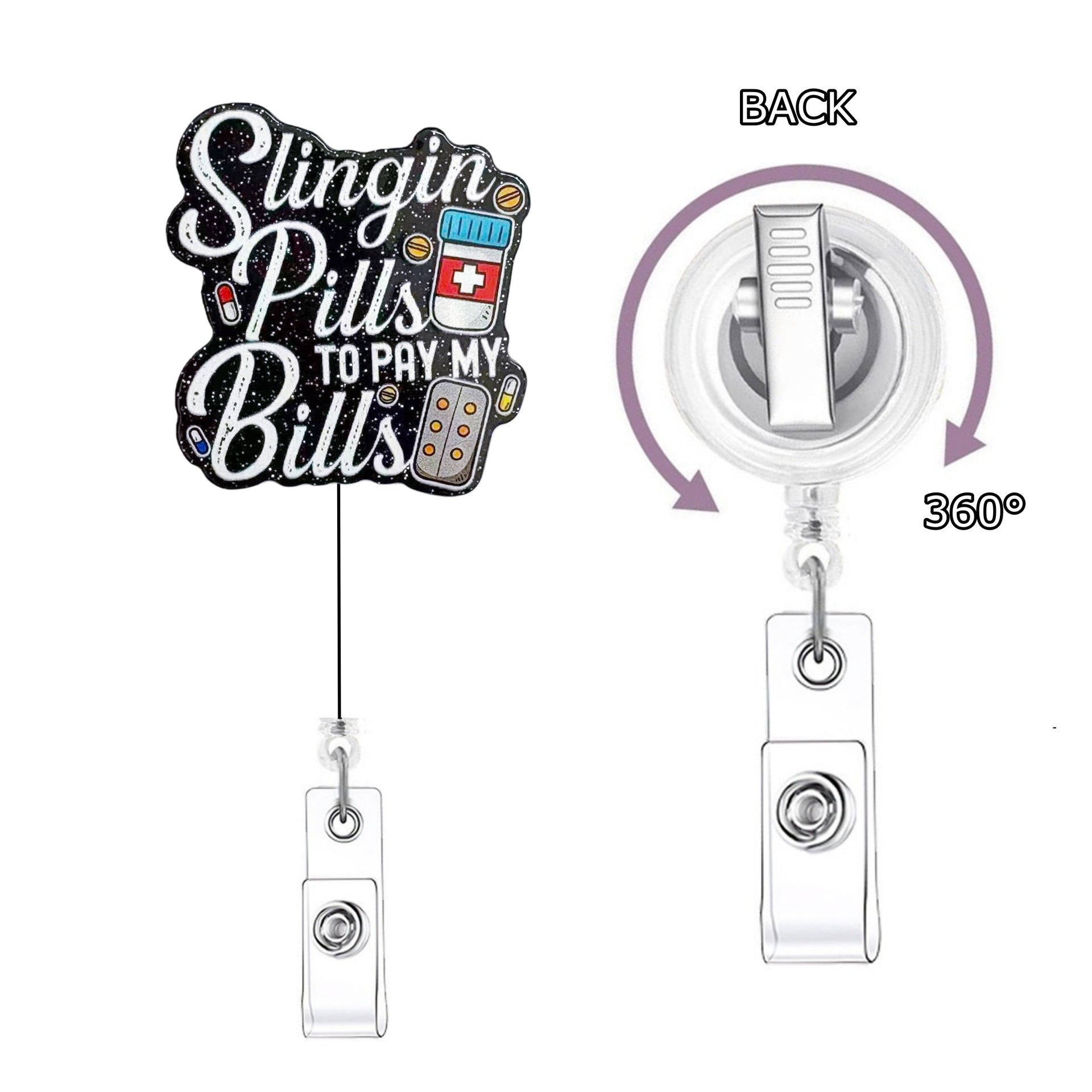 Wholesale automatic spring-loaded telescopic Badge Reels