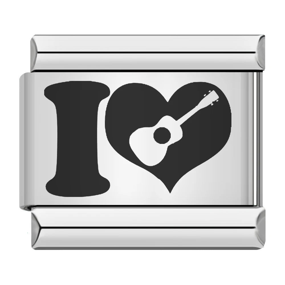 Wholesale 9mm Italian Charm Starter Bracelets DIY Laser Single Section Creative Stainless Steel Composable Bracelet