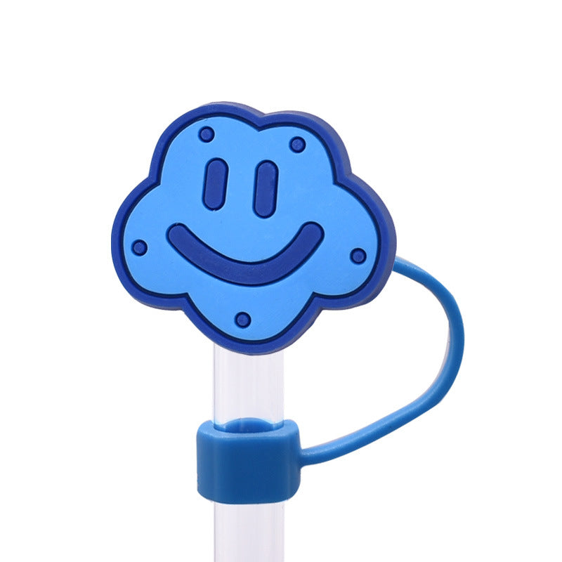 Wholesale Random 100pcs Cute food straw cover Straw Tube Cap