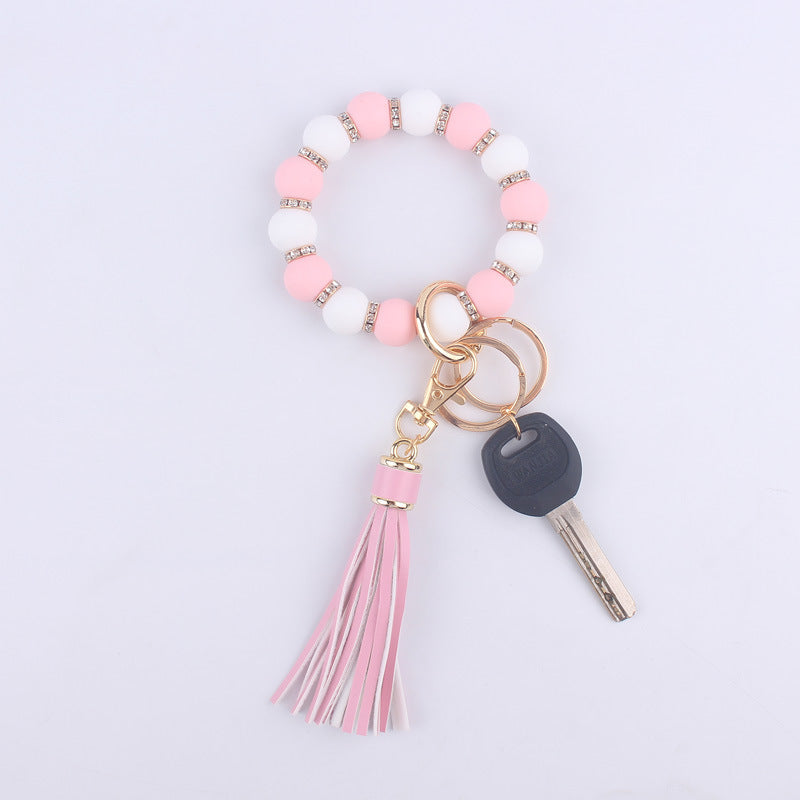 Wholesale Silicone Bracelet Wrist Keychain