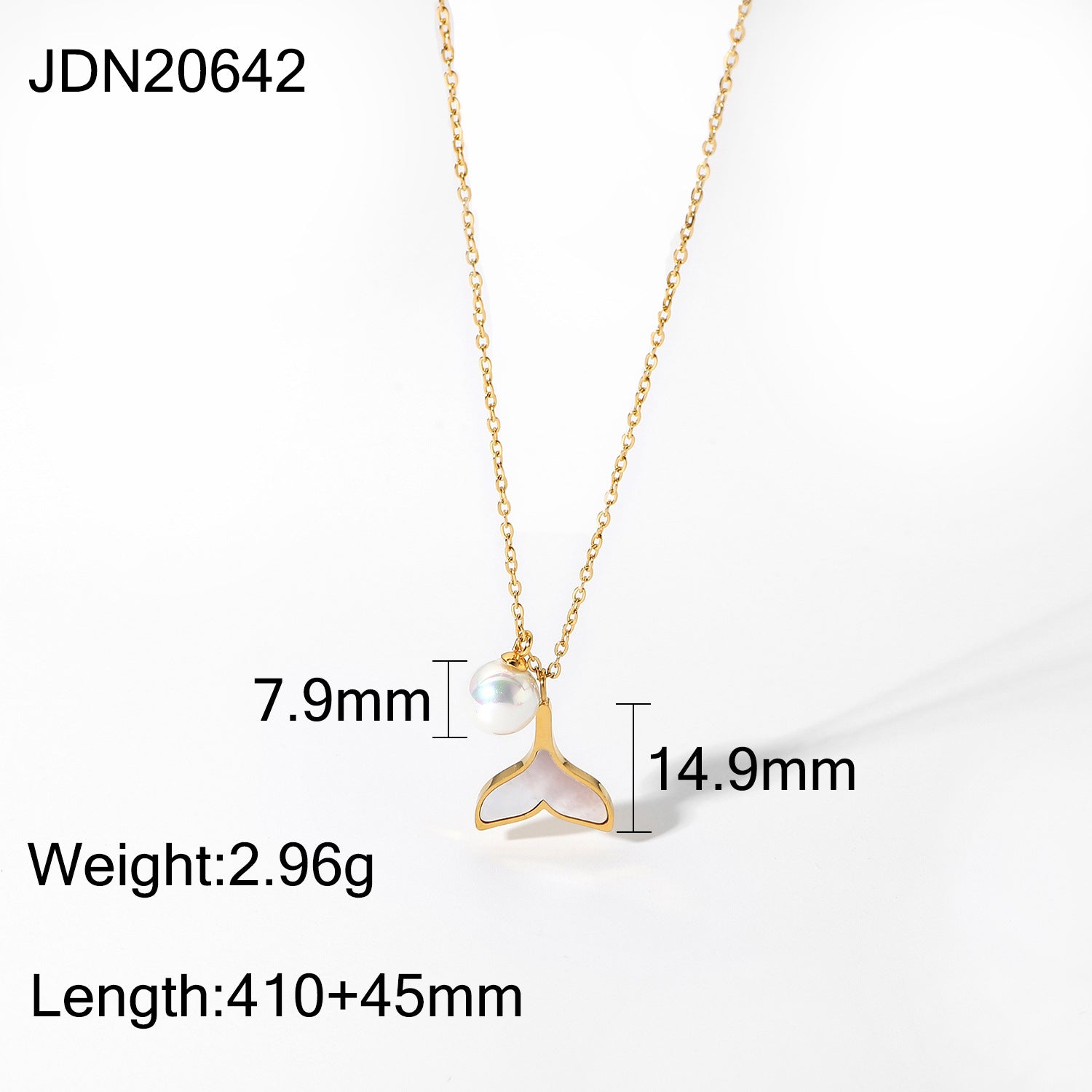 Wholesale Beach Style Shell Stainless Steel Necklace ACC-NE-JD003