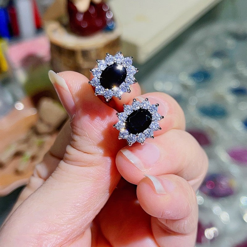 Wholesale Copper Zirconia Inlaid Earrings