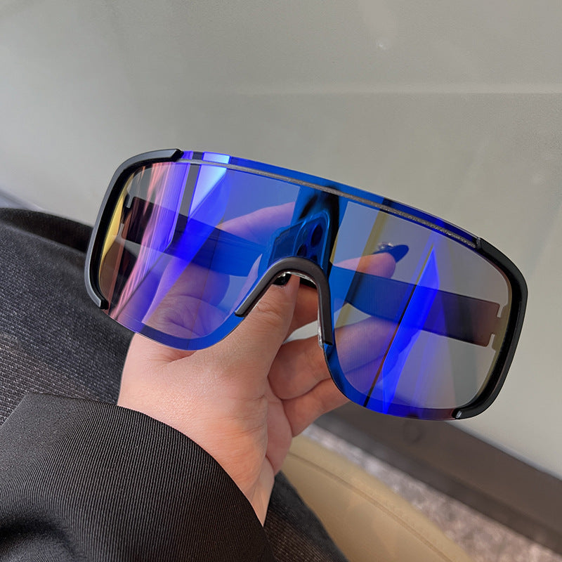 Wholesale Trendy Frameless Windproof Cycling Sunglasses UV400 Fashion Accessory Gift for Men